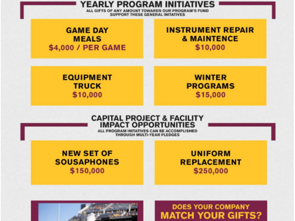 Sun Devil Marching Band impact